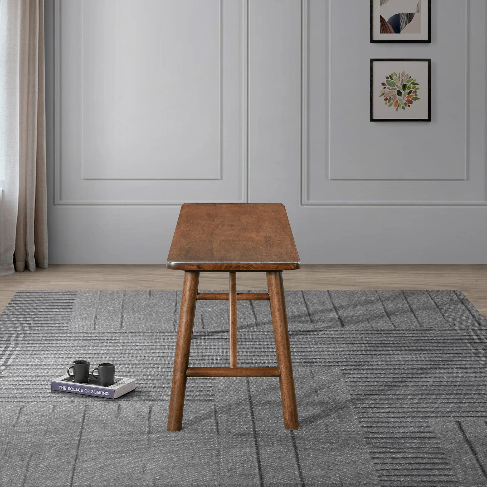 Molly - Bench - Walnut Brown - Image 2