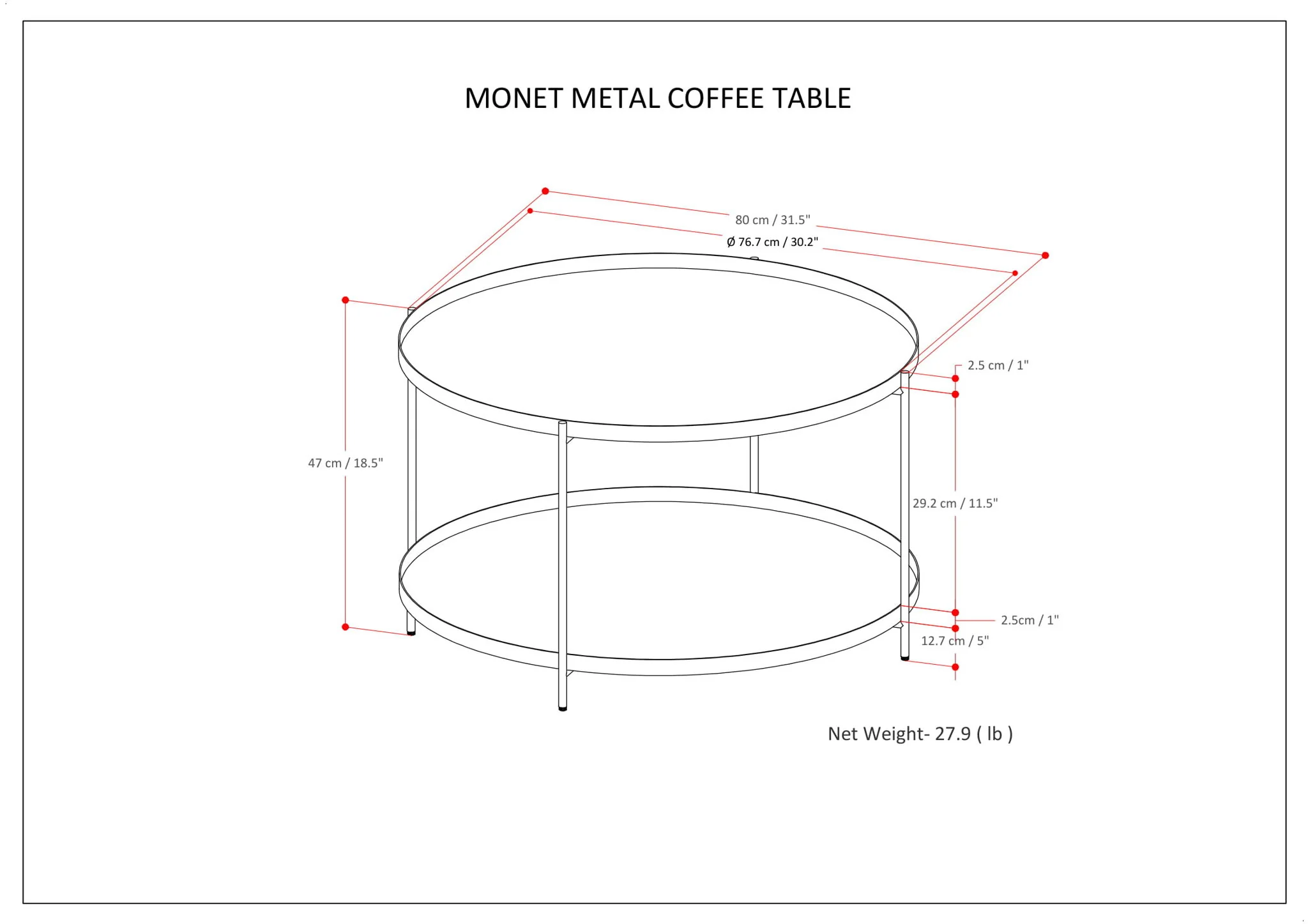 Monet - Handcrafted Table - Image 6