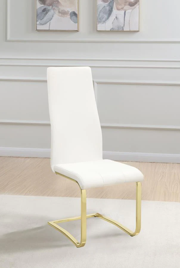 Montclair - Upholstered Dining Side Chair (Set of 4) - White - Image 2