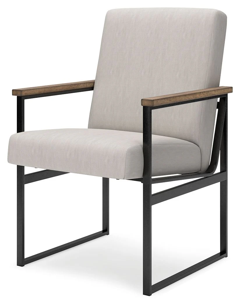 Montia - Home Office Desk, Desk Chair, Bookcase - Light Brown - Image 9