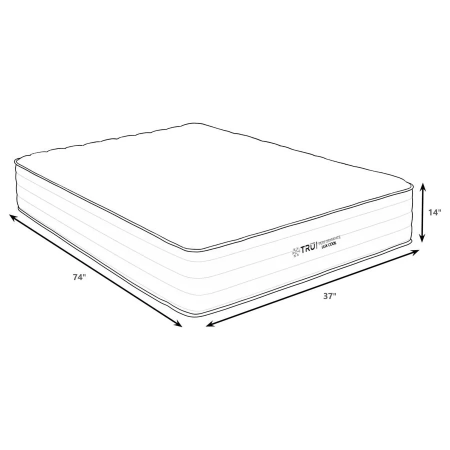 Montlake - 14" Cool Firm Memory Foam Hybrid Mattress - Image 20