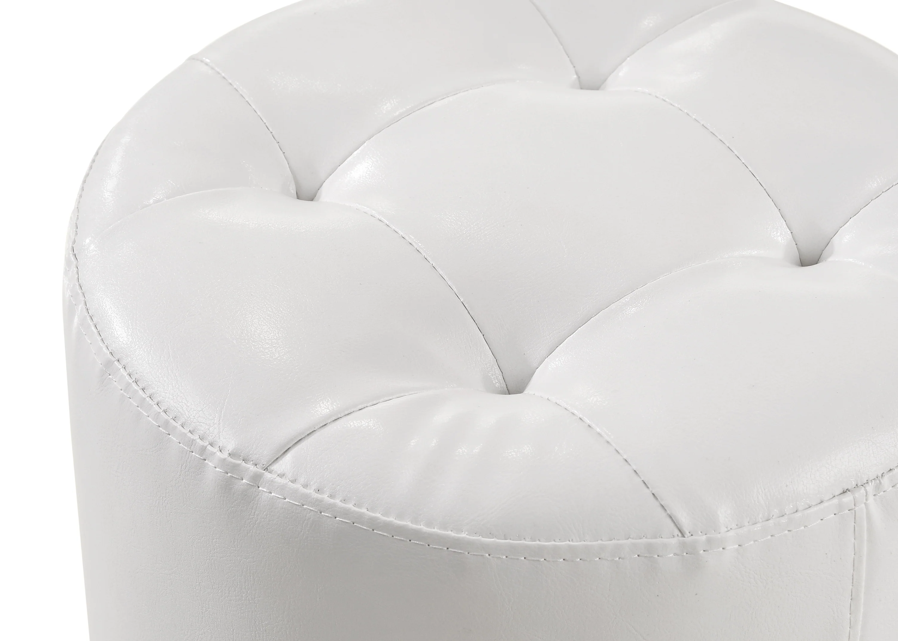 Morgan Round Swivel Stool White - Image 3