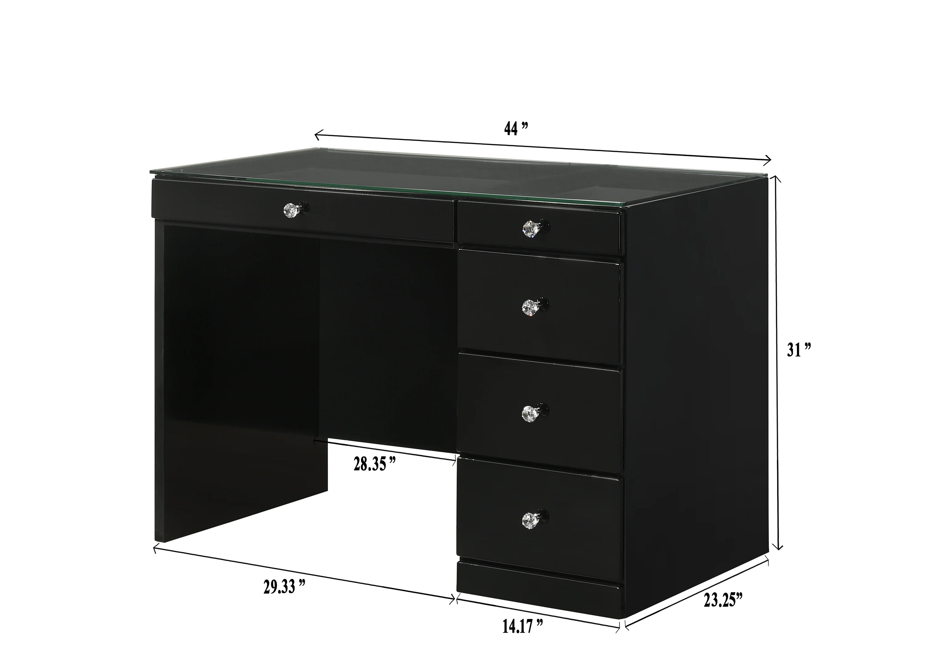 Morgan Vanity Top Black - Image 2