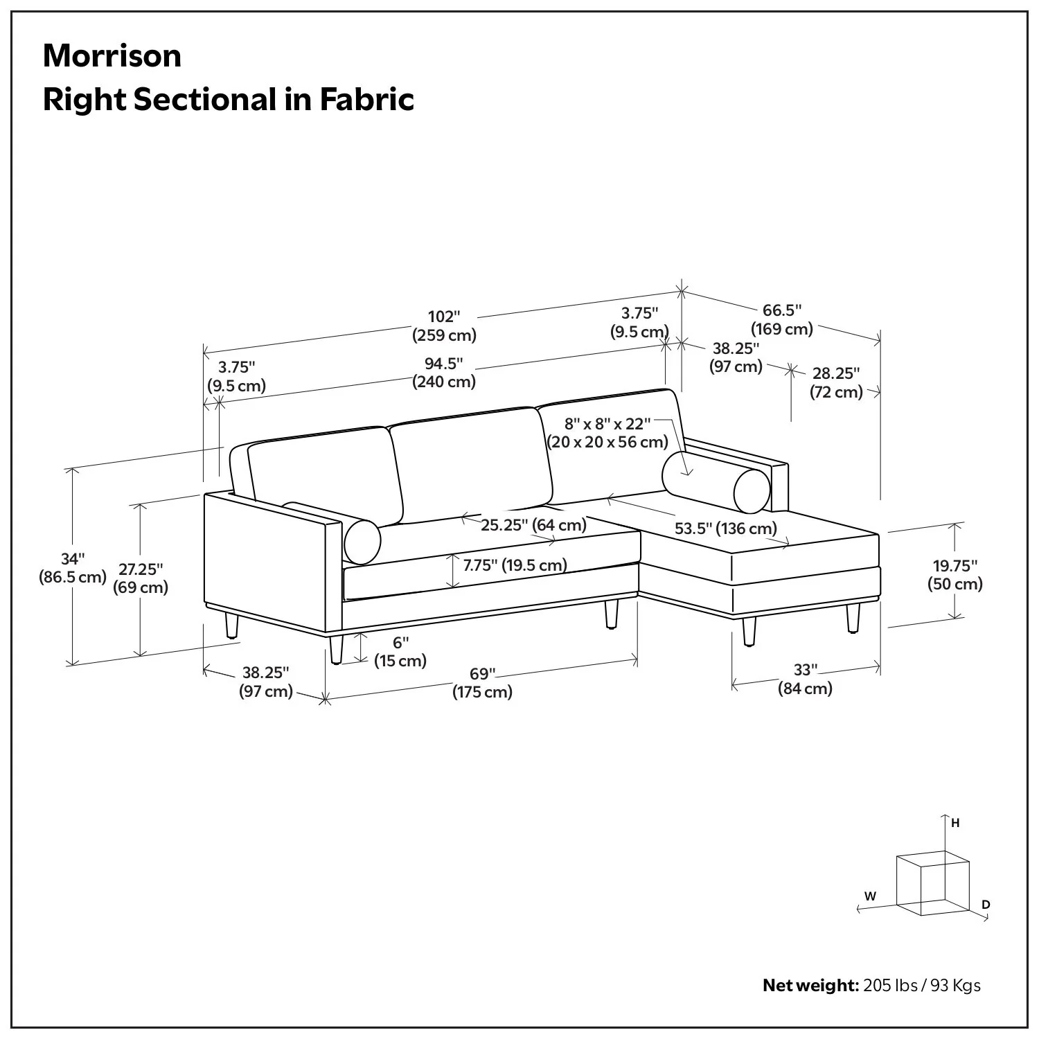 Morrison - Upholstered Sectional Sofa - Image 70
