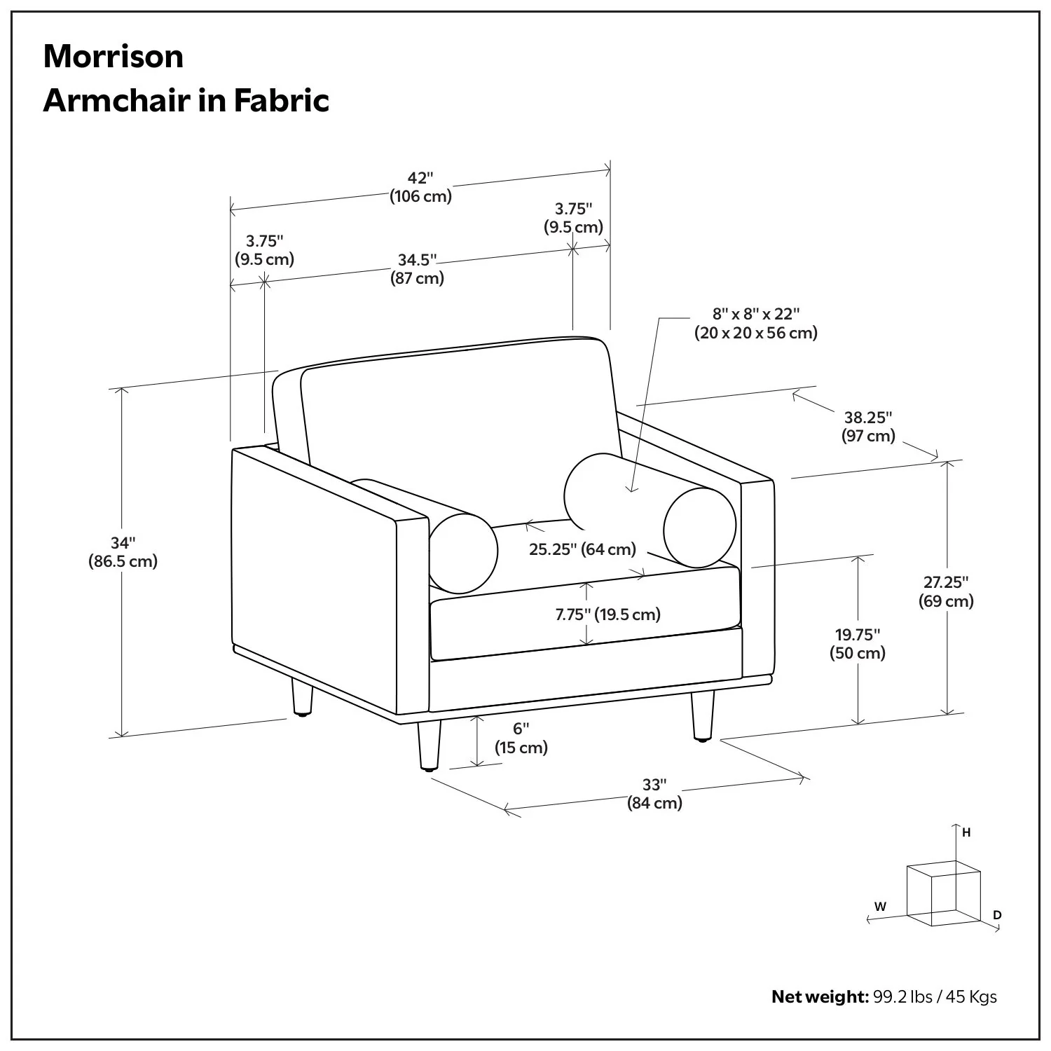 Morrison - Wide Arm Chair - Image 34