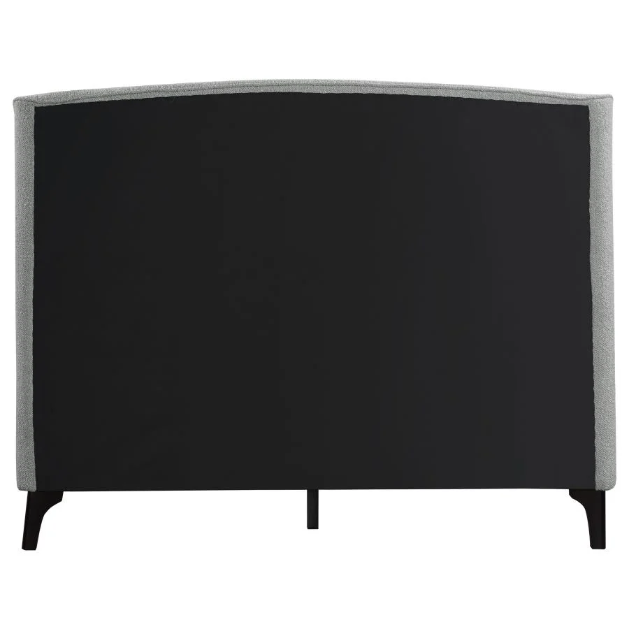 Mosby Upholstered Wingback Bed Grey - Image 13
