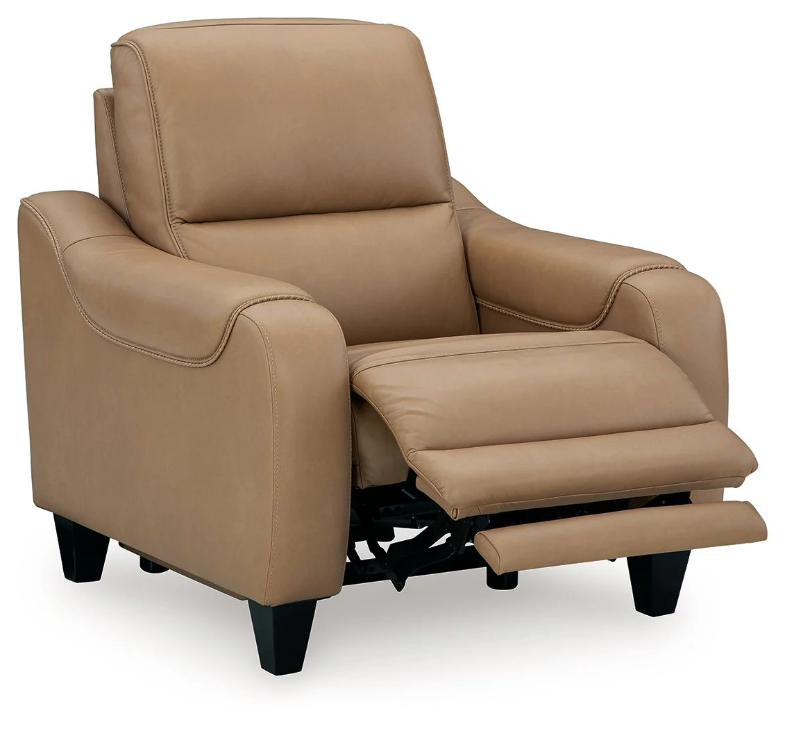 Mosswell - Power Recliner With Adj Headrest - Toffee - Image 5