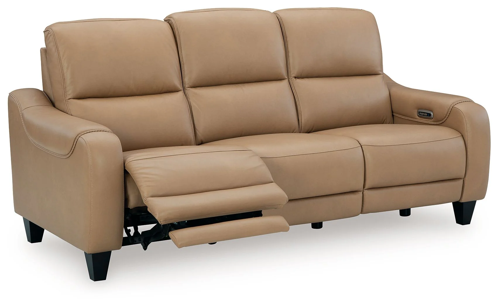 Mosswell - Power Reclining Sofa With Adj Headrest - Toffee - Image 4