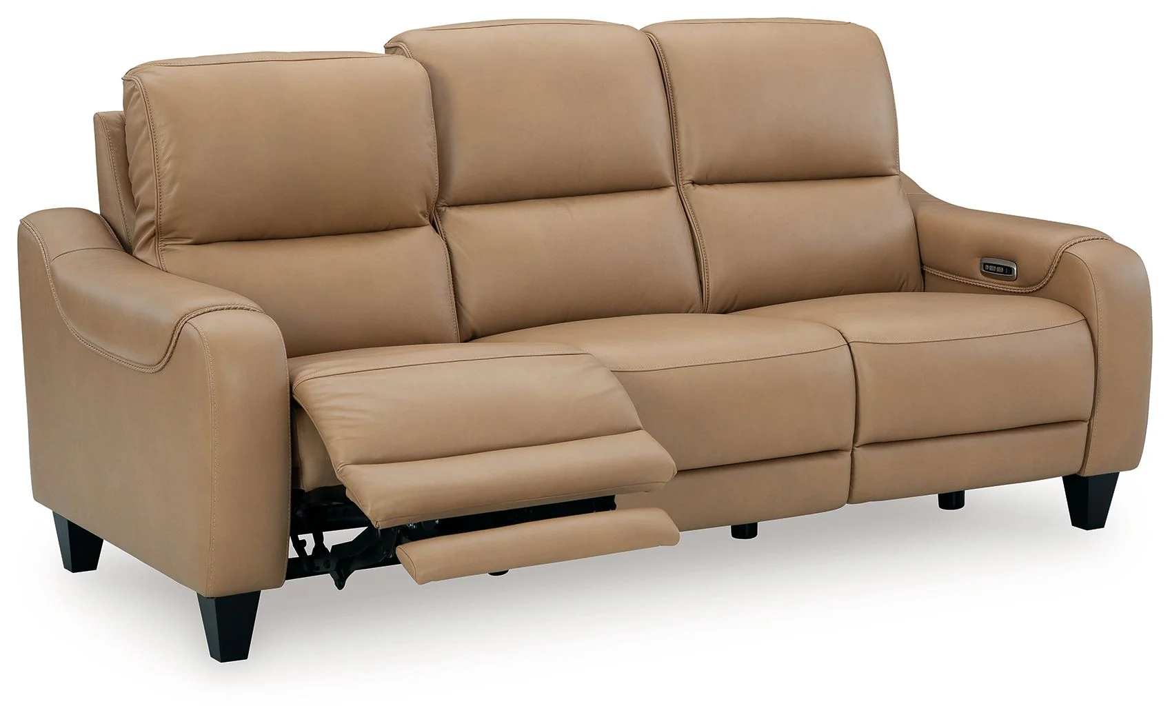 Mosswell - Power Reclining Sofa With Adj Headrest - Toffee - Image 9