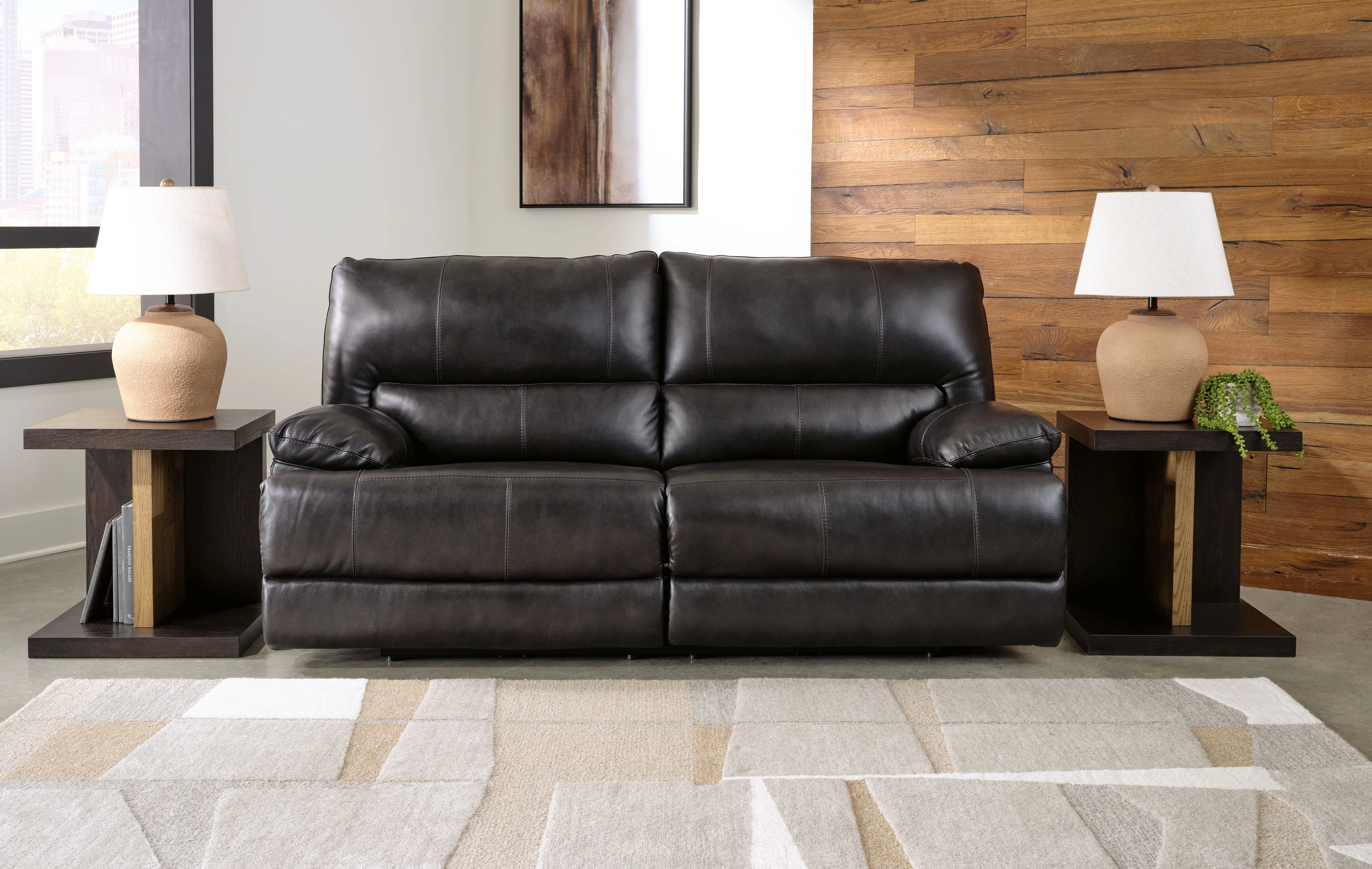 Mountainous - 2 Seat Power Reclining Sofa With Adj Headrest - Eclipse - Image 3