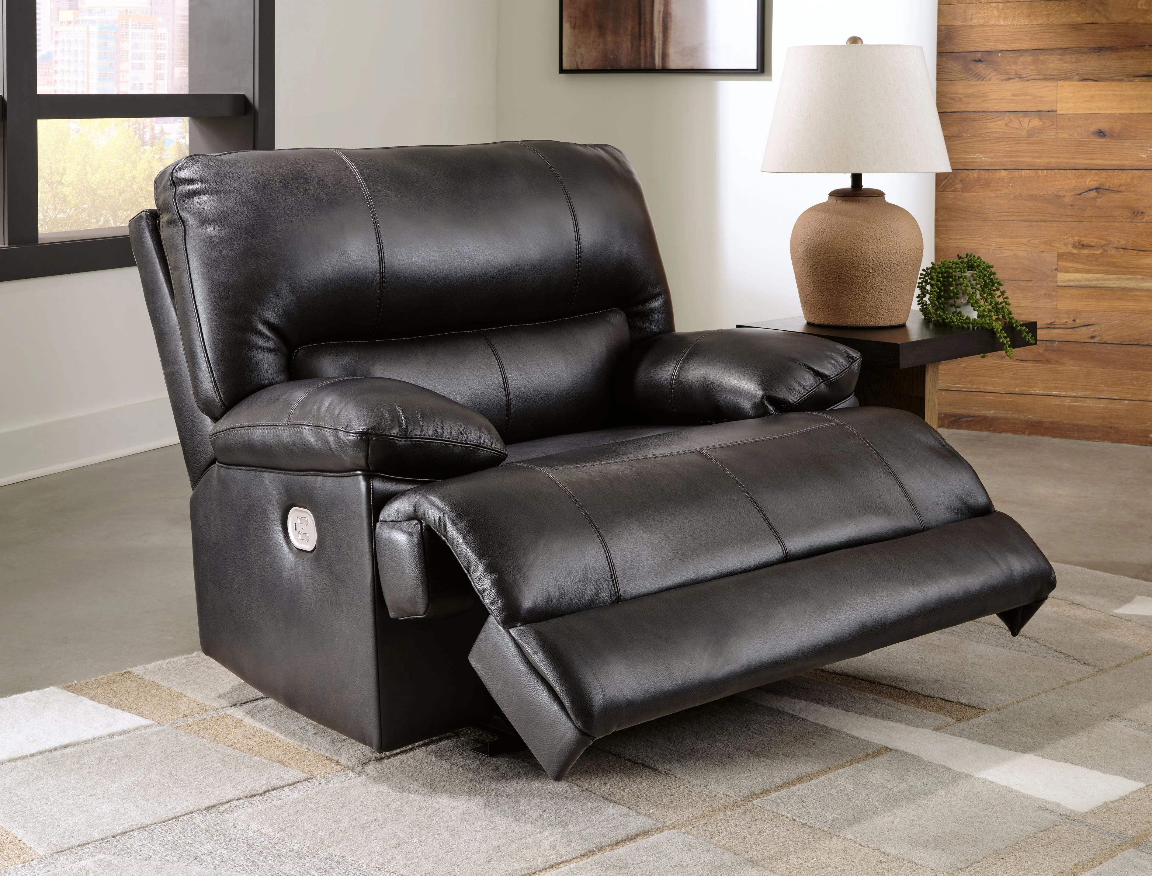Mountainous - Power Recliner With Adj Headrest - Eclipse - Image 6