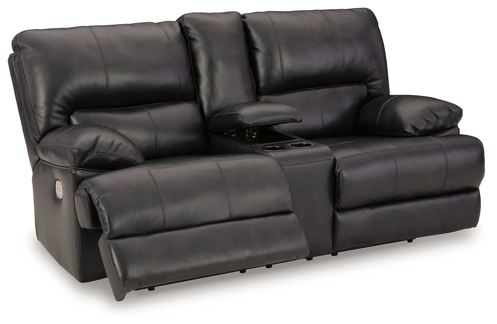 Mountainous - Power Reclining Loveseat With Console /Adj Headrest - Eclipse - Image 4