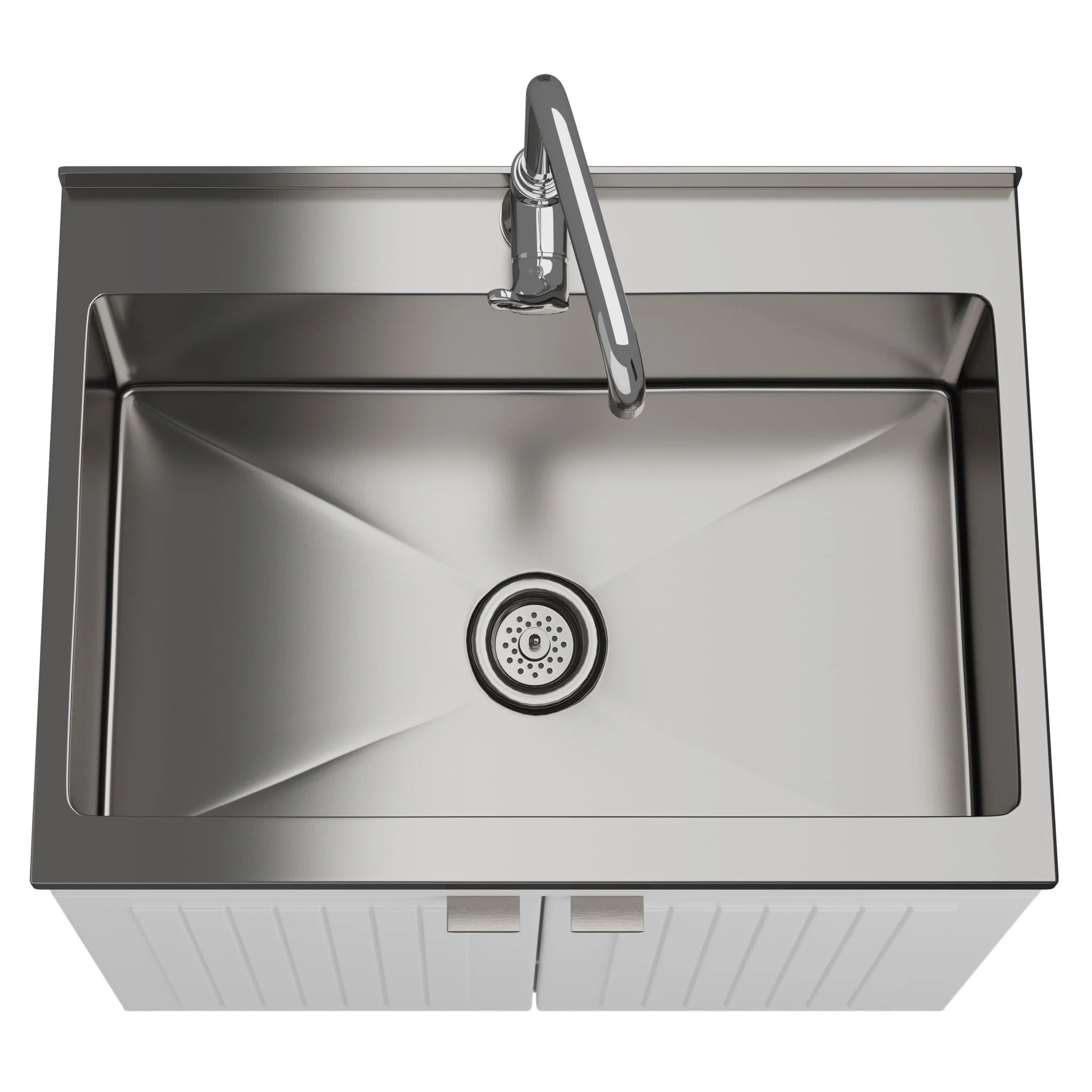 Murphy - Laundry Cabinet & Faucet And Stainless Steel Sink - Image 11
