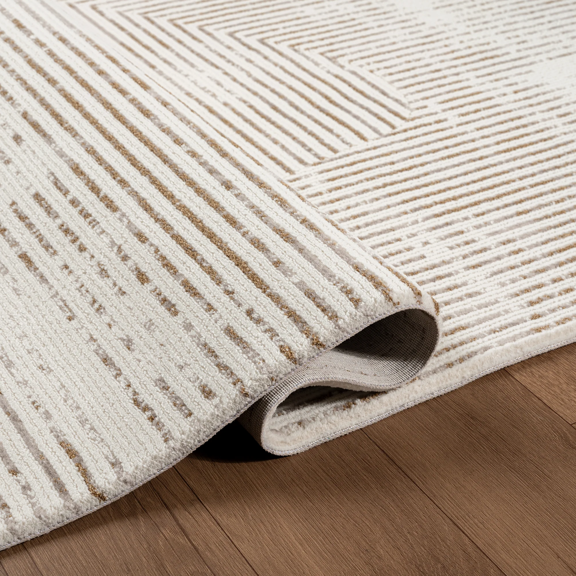 .Myra Ivory Power-Loomed Area Rug - 6' 6" x 9' 0" - Image 2