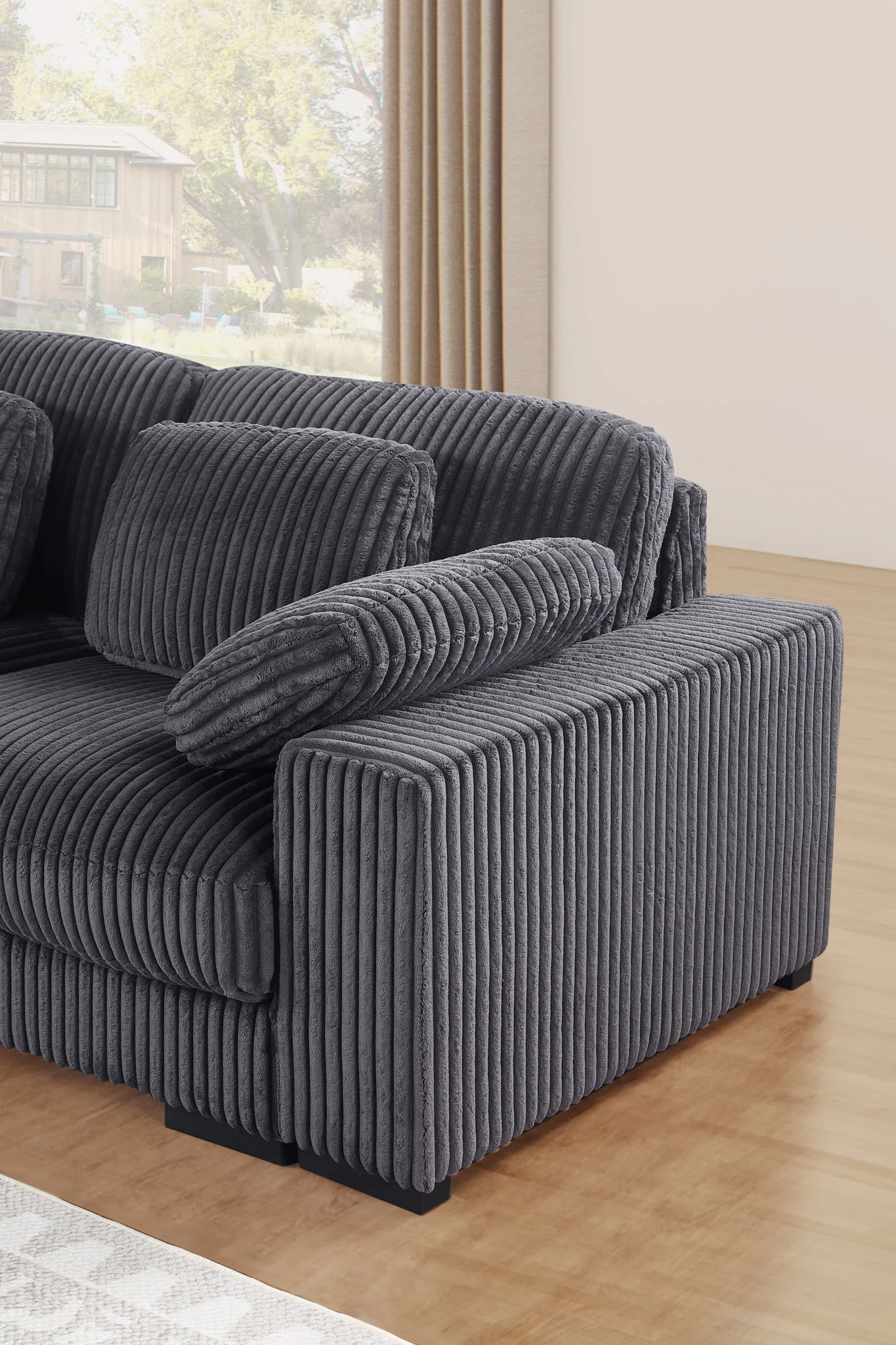 Nadine - Modular Corner Sectional Sofa With Left Facing Chaise - Image 14