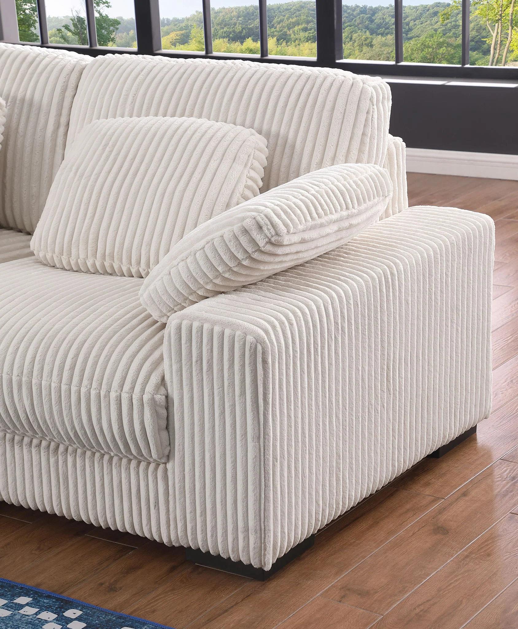 Nadine - Modular Corner Sectional Sofa With Left Facing Chaise - Image 8