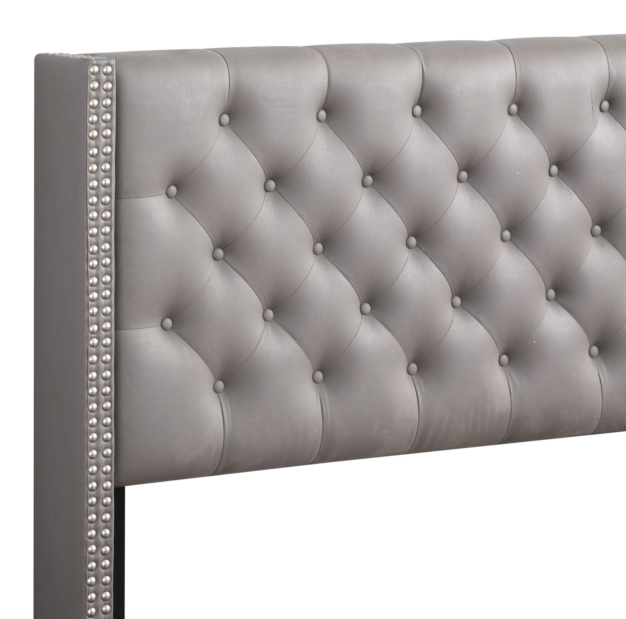 Nailhead Bed Transitional Vibrant - Image 14