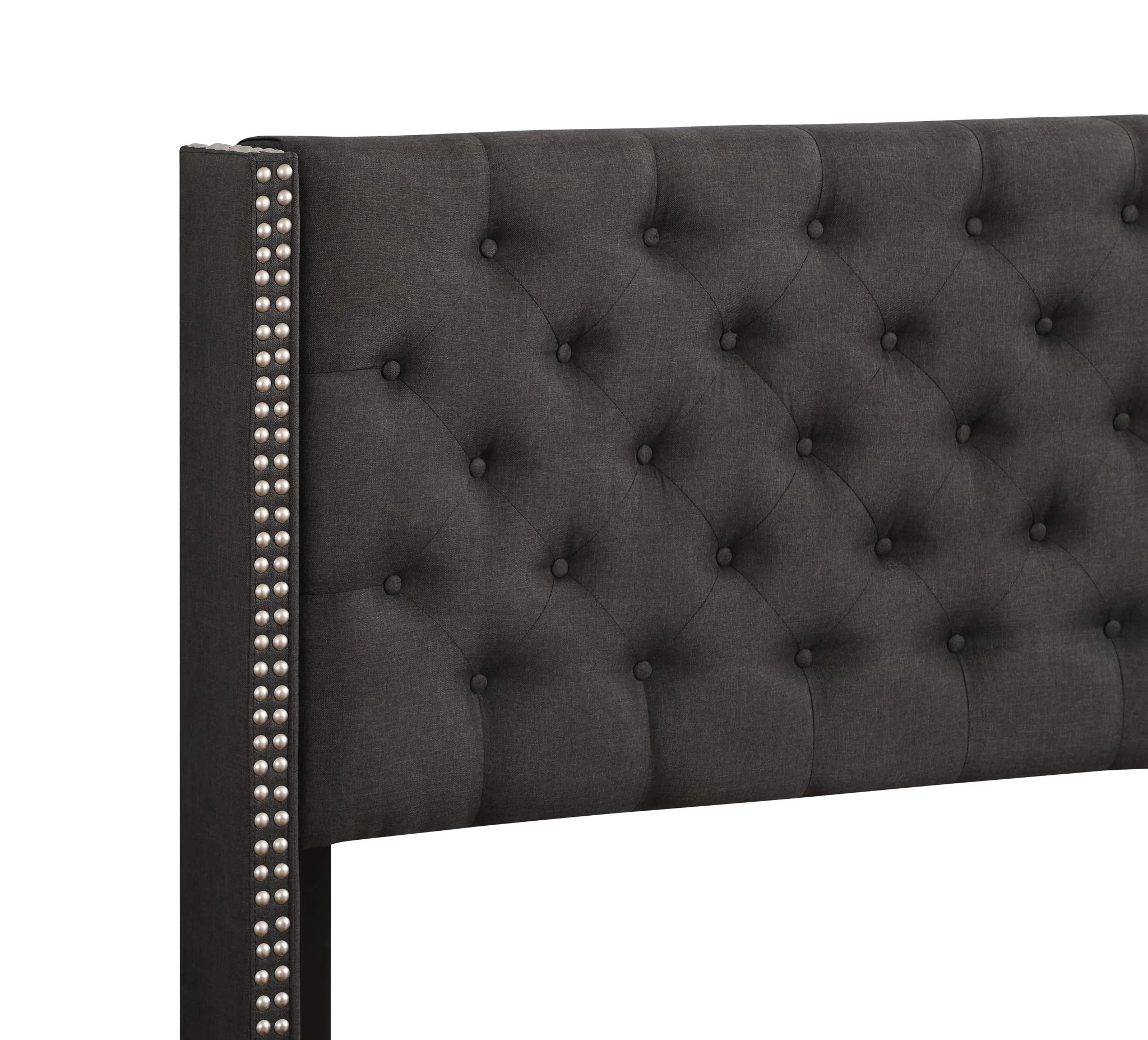 Nailhead Bed Transitional Vibrant - Image 28