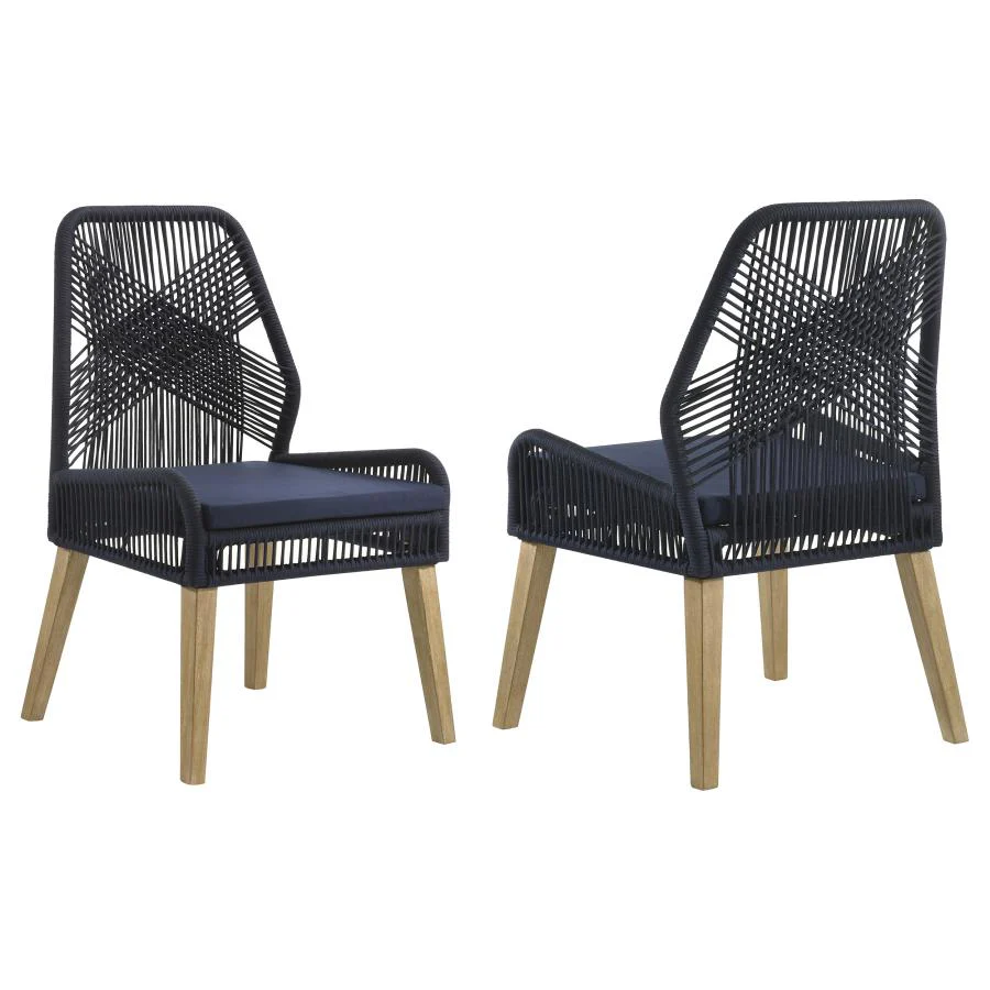 Nakia Woven Rope Dining Side Chairs (Set of 2) - Image 20