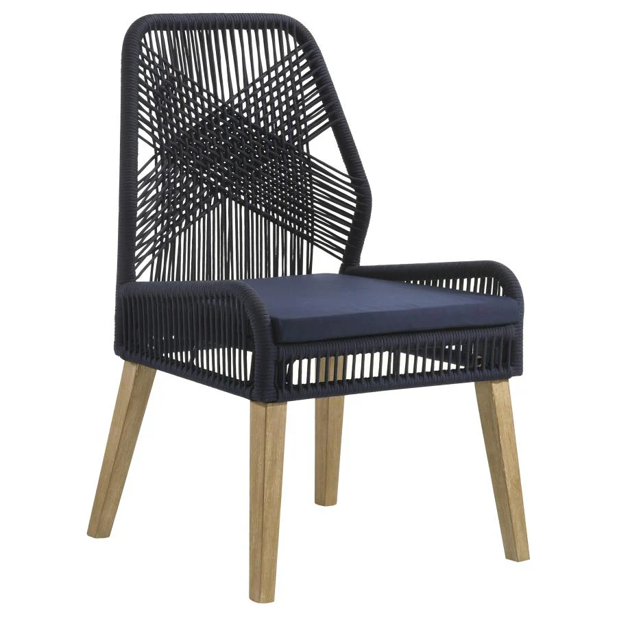 Nakia Woven Rope Dining Side Chairs (Set of 2) - Image 4