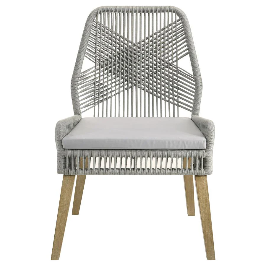 Nakia Woven Rope Dining Side Chairs (Set of 2) - Image 5