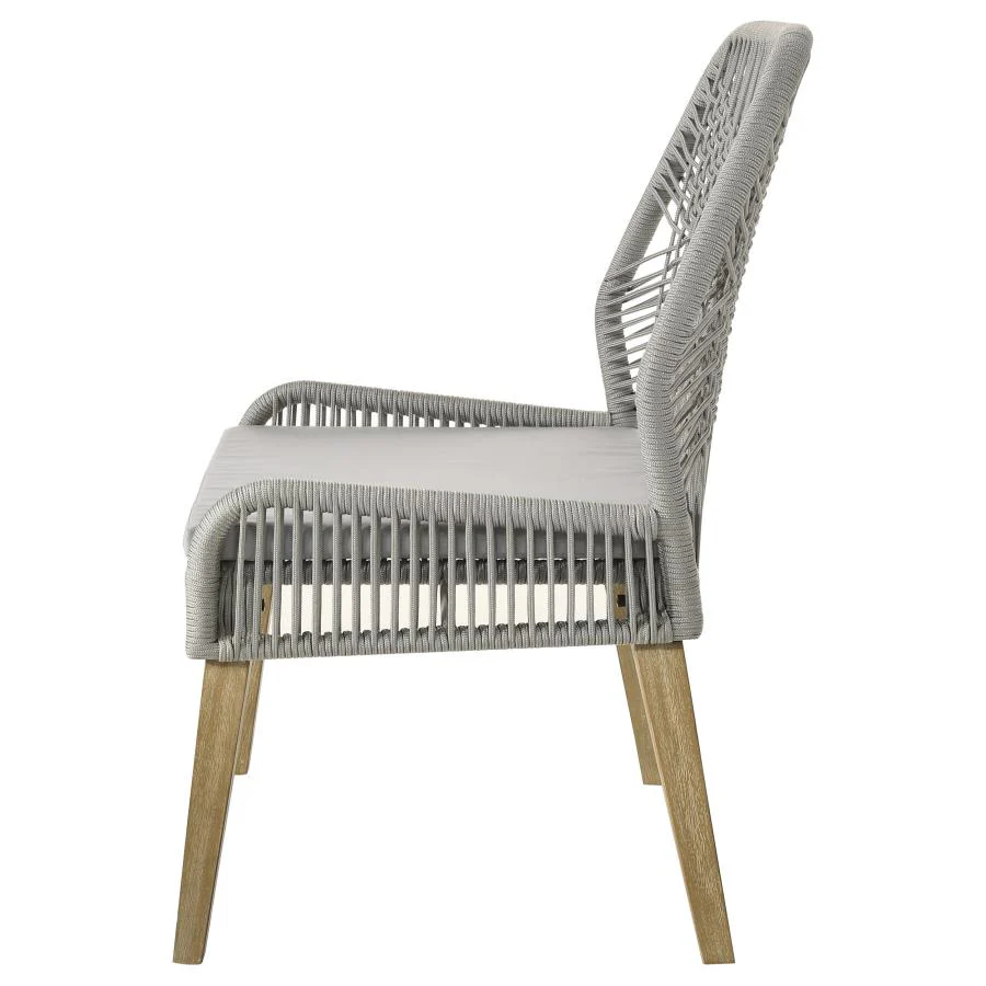Nakia Woven Rope Dining Side Chairs (Set of 2) - Image 9