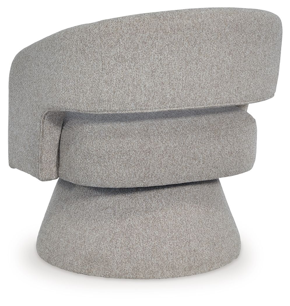 Nashkins - Swivel Accent Chair - Pebble - Image 6