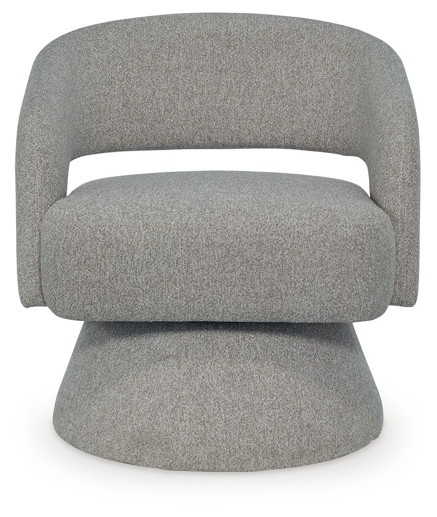 Nashkins - Swivel Accent Chair - Pebble - Image 7