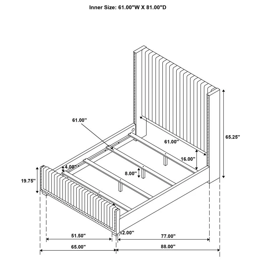 Natasha - Upholstered Bed - Image 21