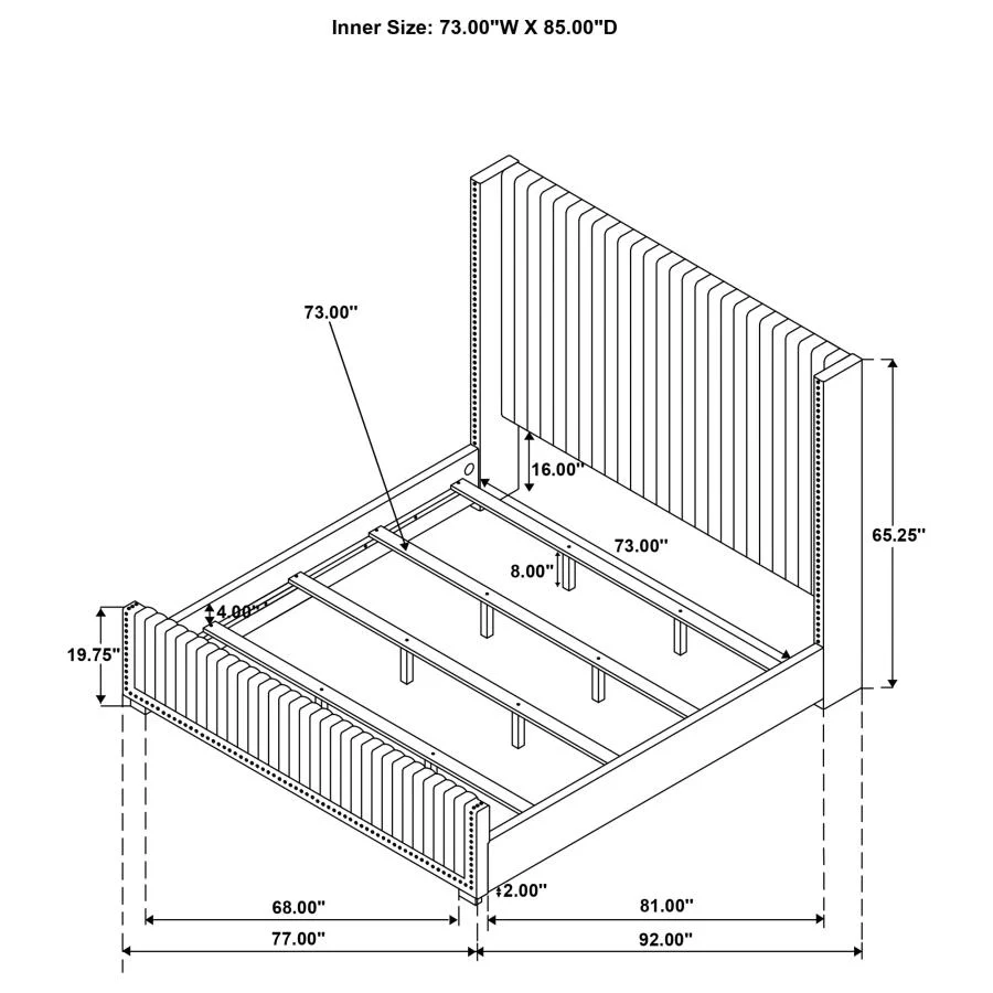 Natasha - Upholstered Bed - Image 24