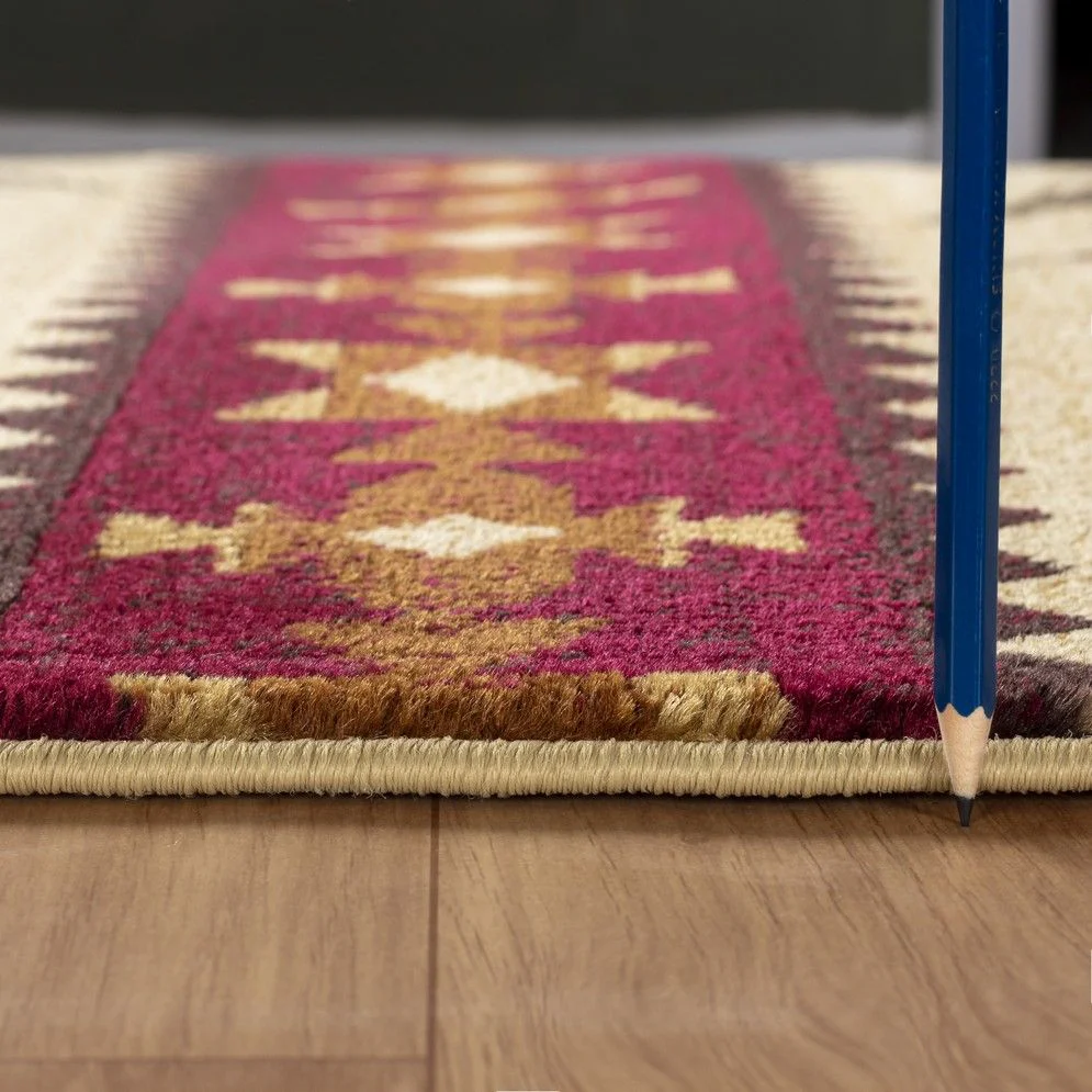 Nature's Nest - 5'3" X 7'3" Lodge Area Rug - Multi / Cream - Image 6