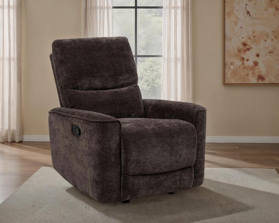 Navarro - Chenille Upholstered Glider Recliner - Image 4