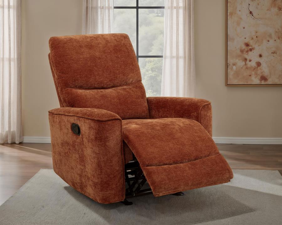 Navarro - Chenille Upholstered Glider Recliner - Image 5