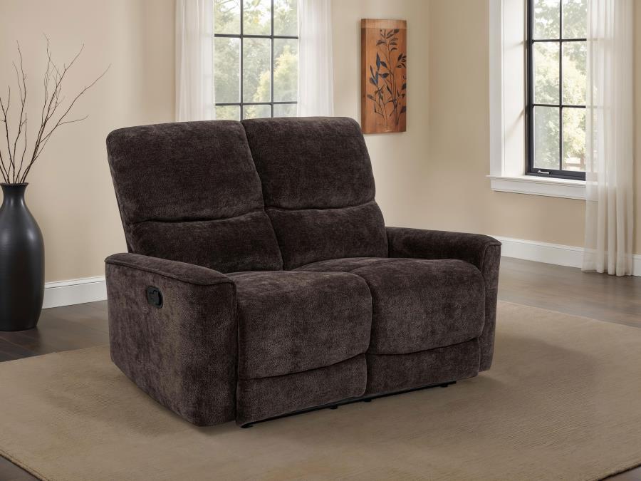 Navarro - Chenille Upholstered Reclining Loveseat - Image 3