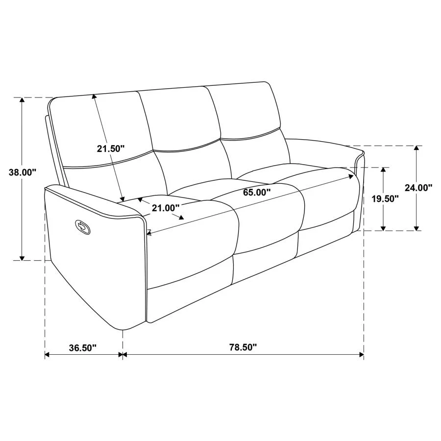 Navarro - Chenille Upholstered Reclining Sofa - Image 26
