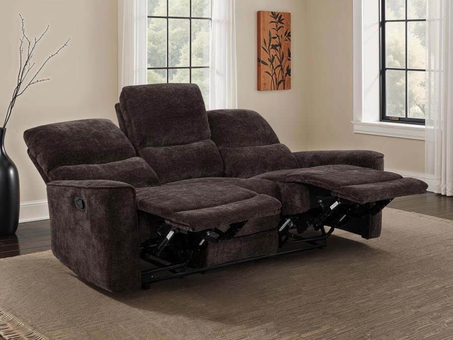 Navarro - Chenille Upholstered Reclining Sofa - Image 5