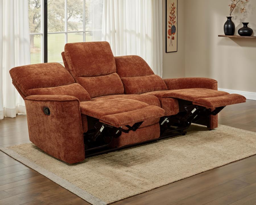 Navarro - Chenille Upholstered Reclining Sofa - Image 6