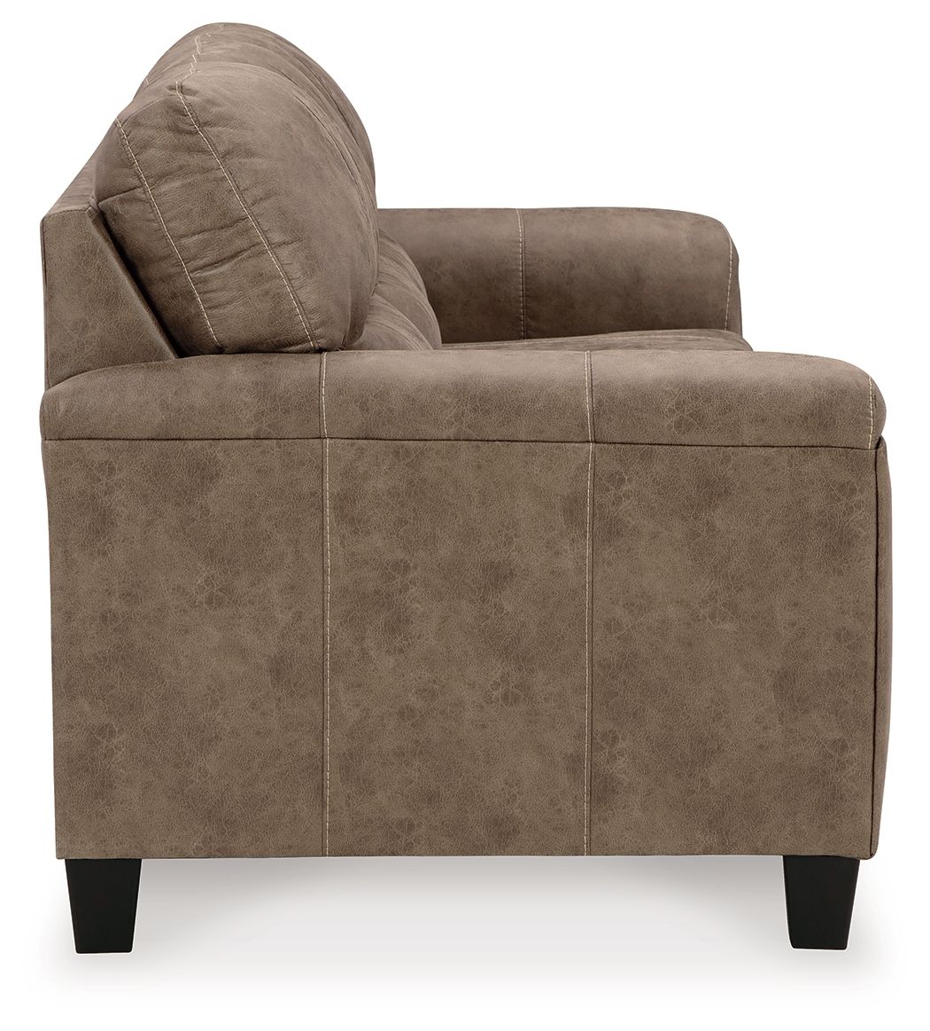 Navi - 3 Pc. - Sofa, Loveseat, Rocker Recliner - Fossil - Image 12