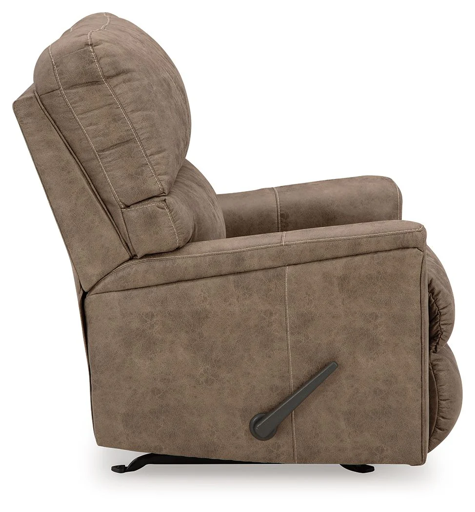 Navi - 3 Pc. - Sofa, Loveseat, Rocker Recliner - Fossil - Image 5