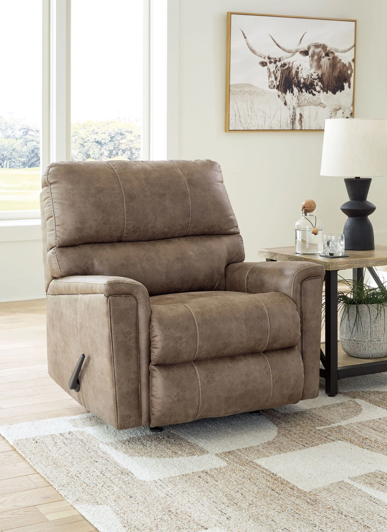 Navi - Rocker Recliner - Fossil - Image 2