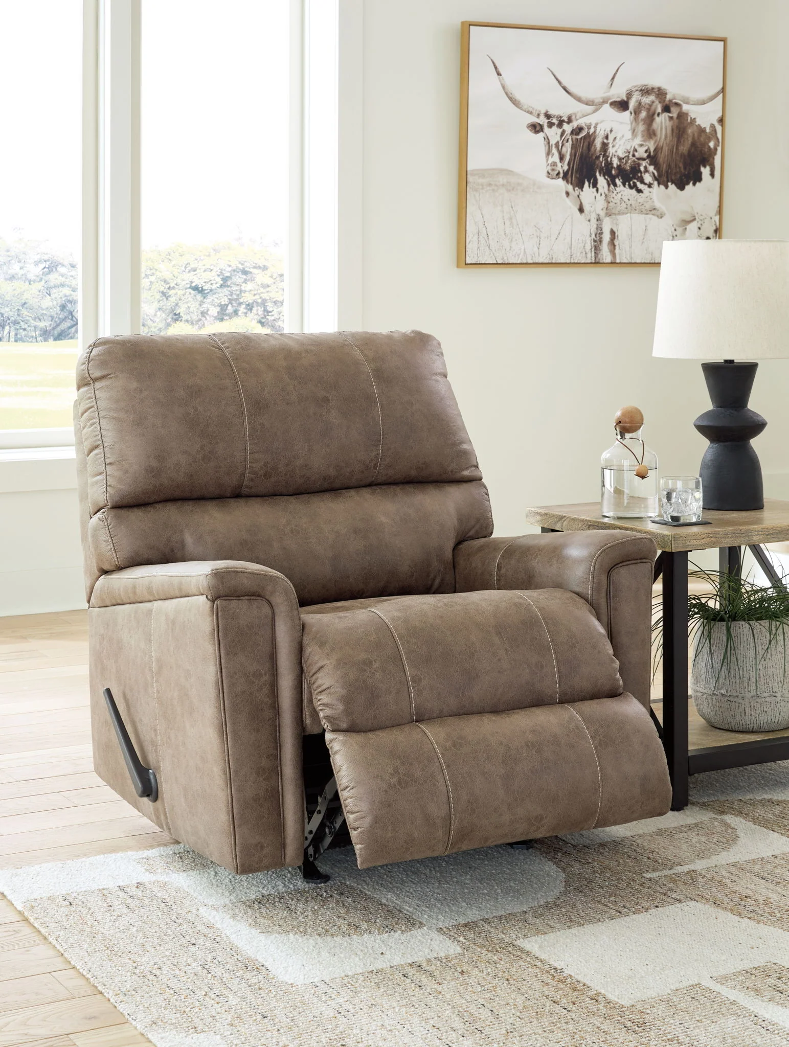Navi - Rocker Recliner - Fossil - Image 4