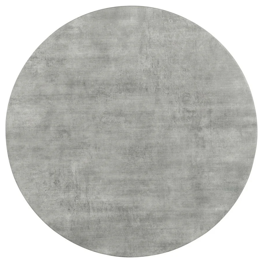 Neil - Round Smart Top Dining Table - Gunmetal - Image 4