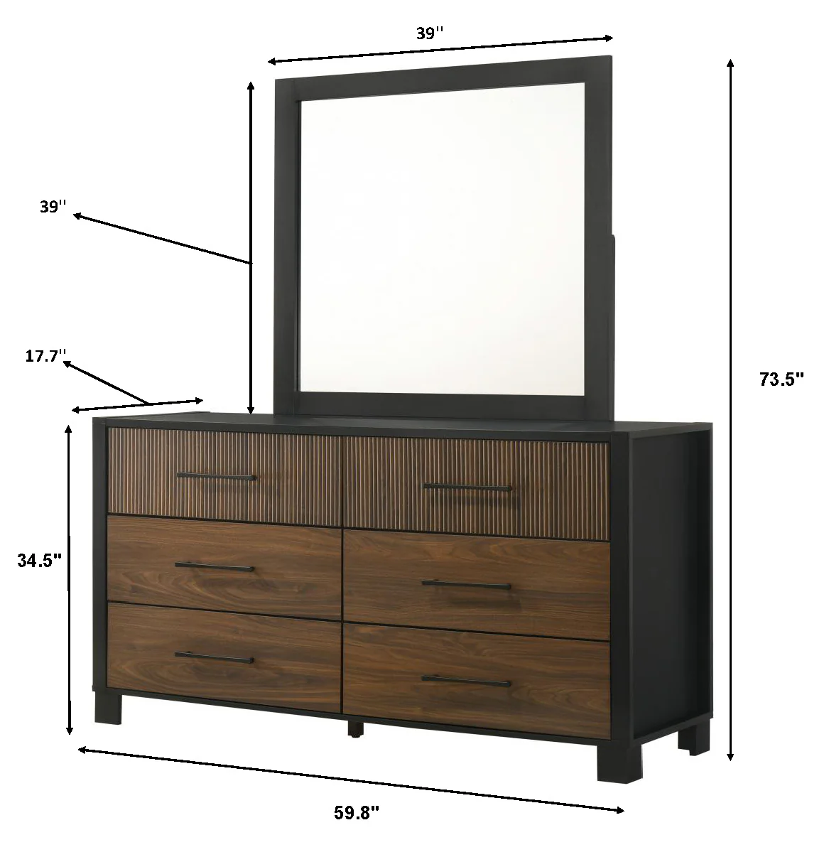 Nemy Dresser Mirror - Image 2