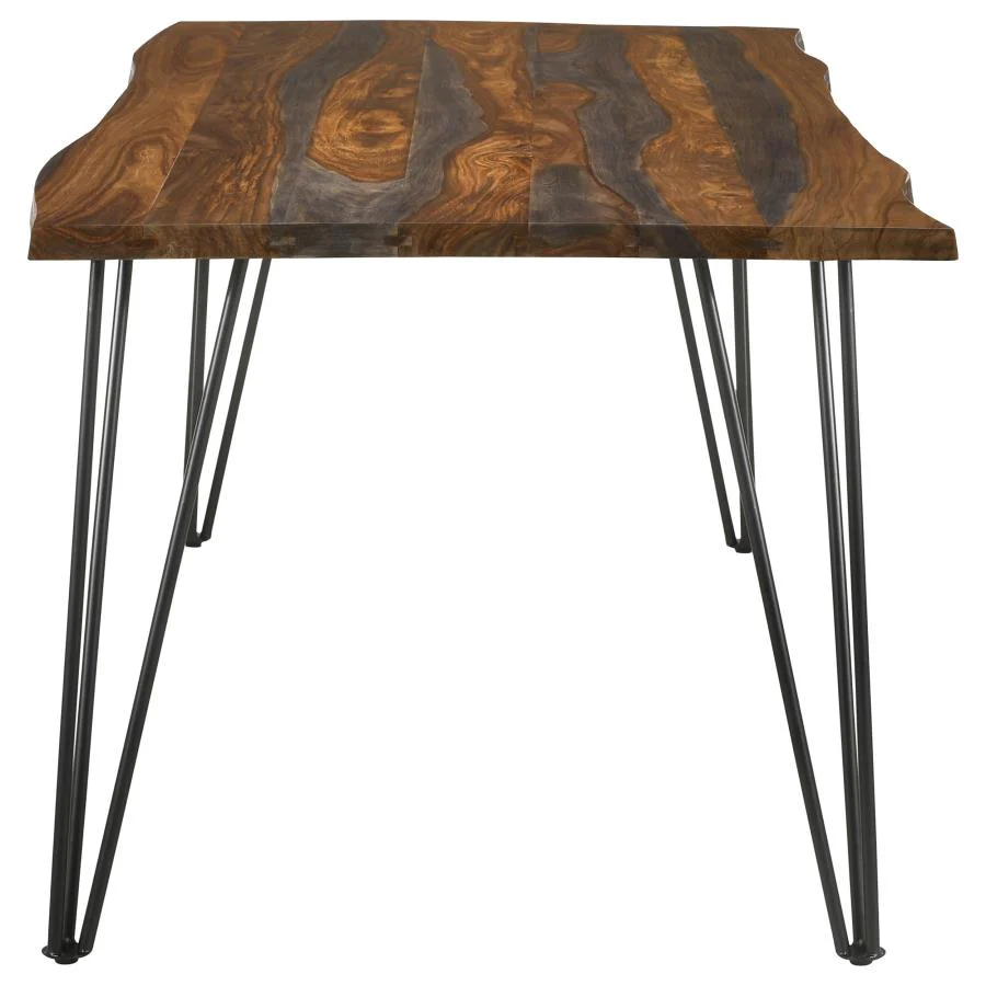 Neve - Live Edge Dining Table - Gray Sheesham - Image 4