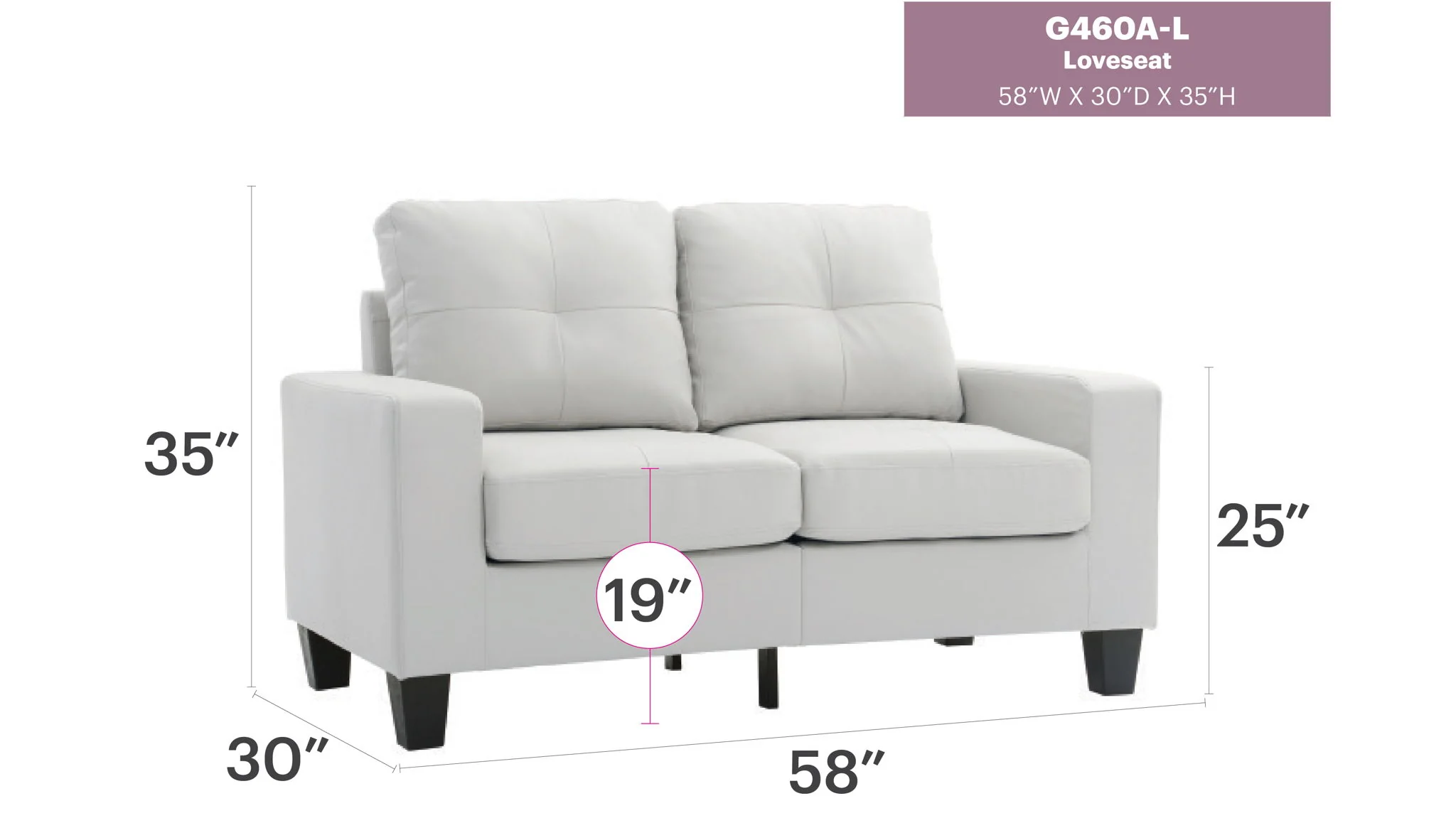Newbury - Track Arm Loveseat For Cozy Spaces - Image 15