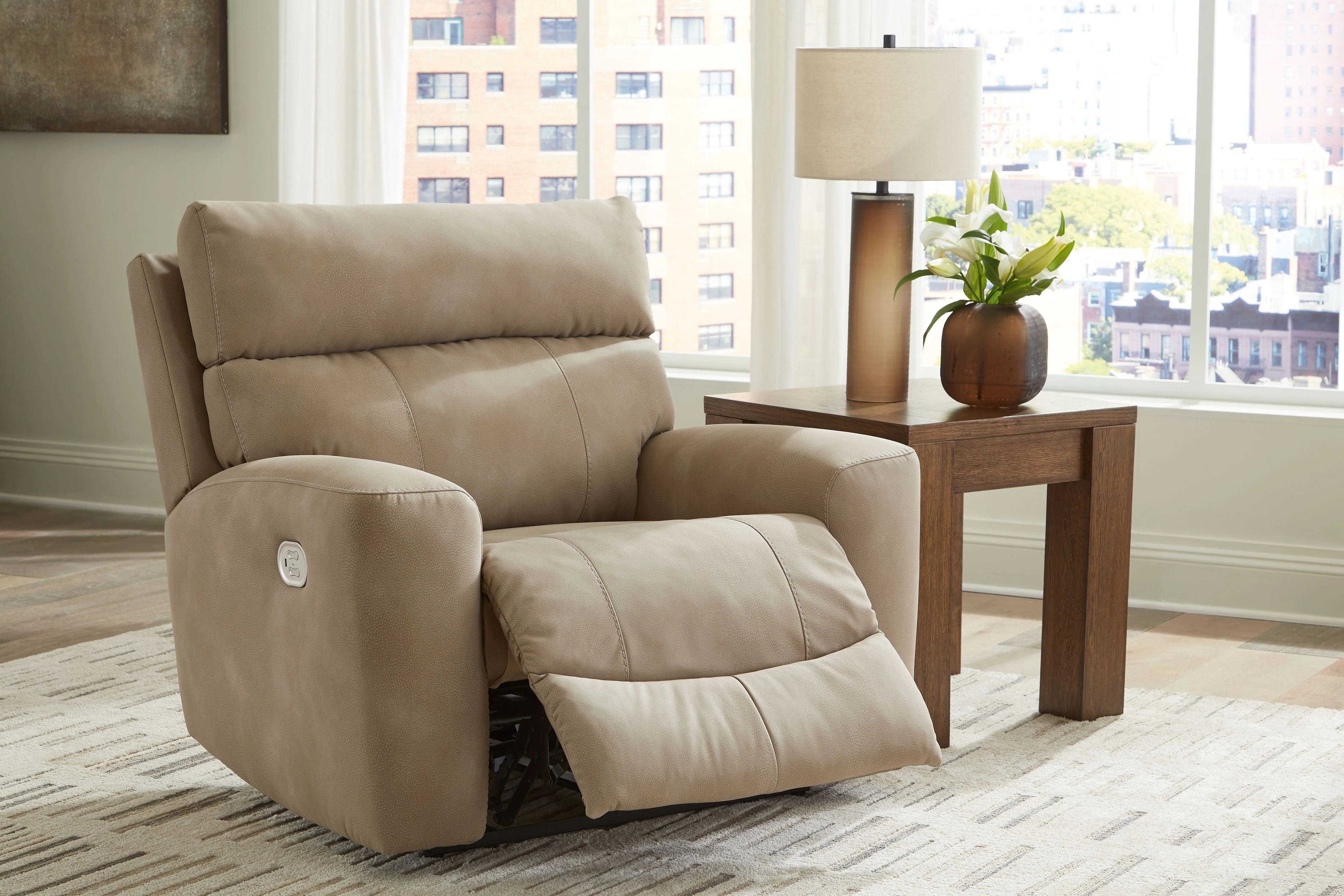 Next-Gen Durapella - Power Recliner With Adj Headrest - Image 7