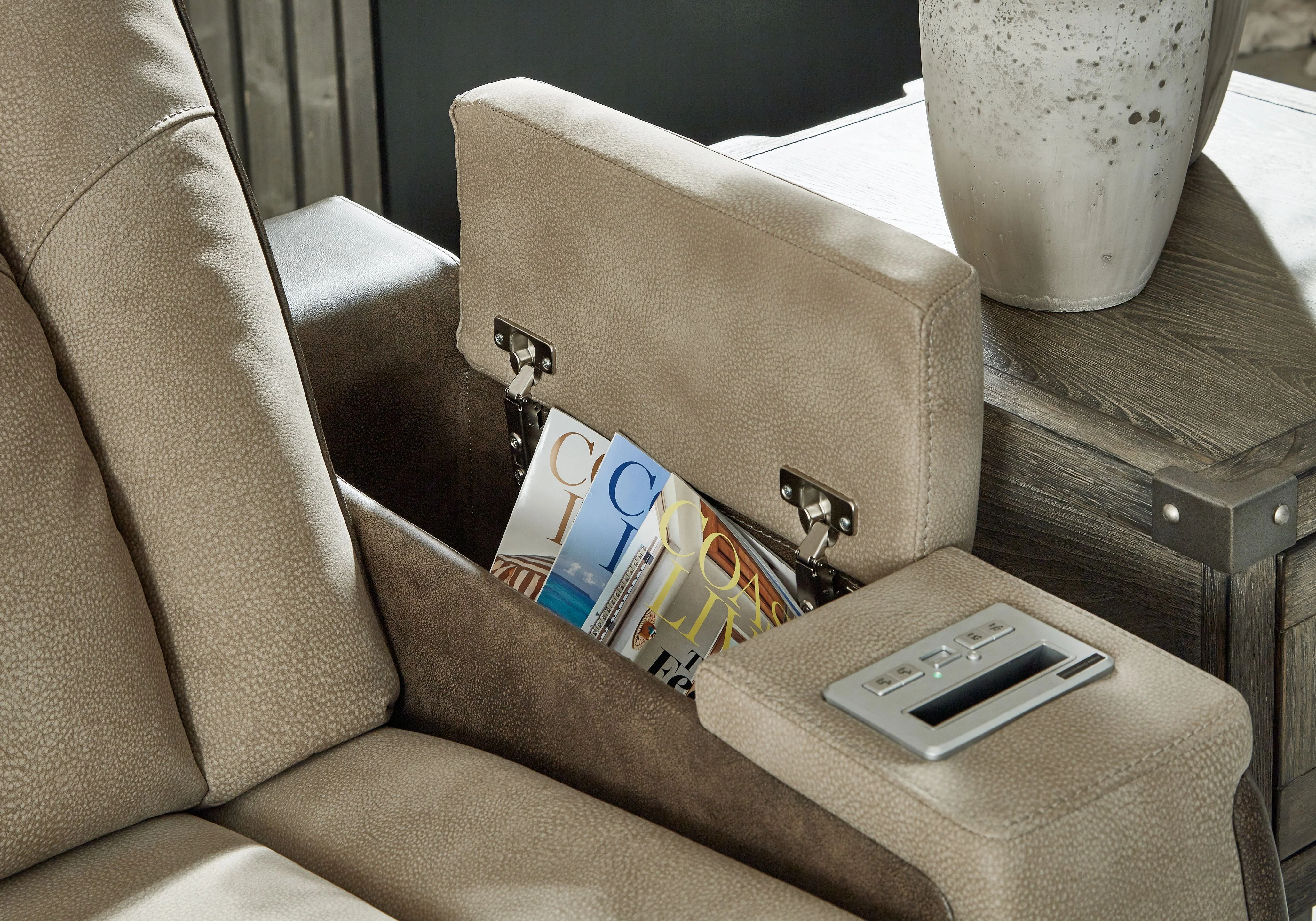 Next-Gen Durapella - Power Reclining Loveseat - Image 18