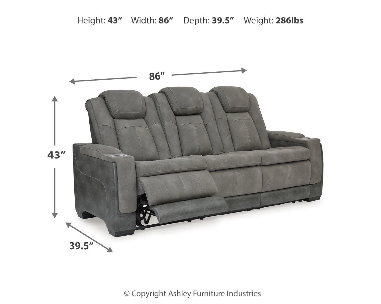 Next-Gen Durapella - Power Reclining Sofa - Image 24
