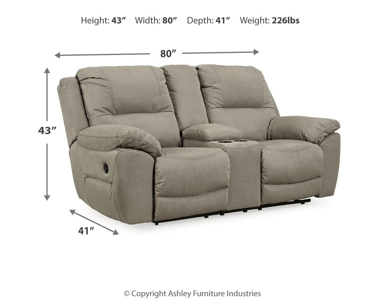 Next-Gen Gaucho - Double Reclining Loveseat - Image 7