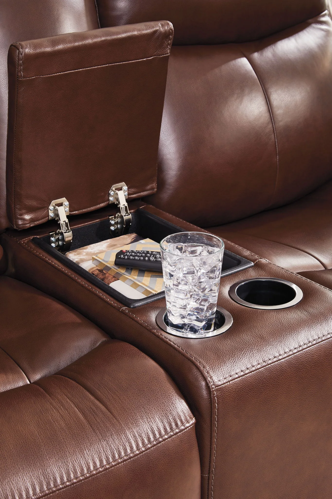 Next Move - Power Reclining Loveseat With Console / Adjustable Headrest - Image 6